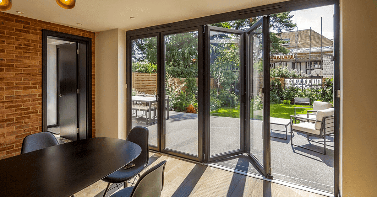 Schiebetüren zur Terrasse